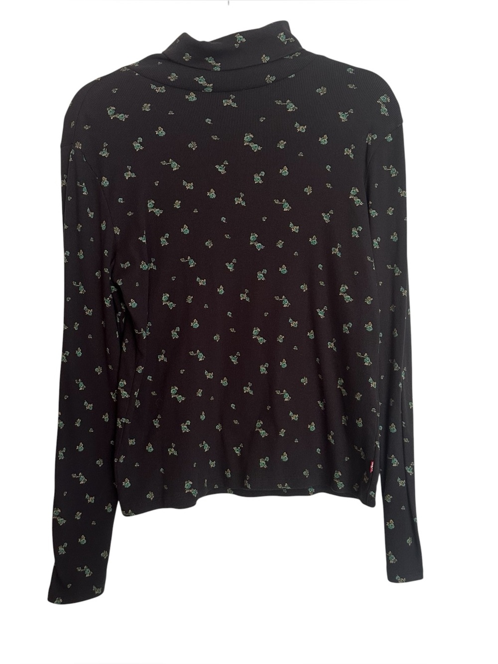 Black Levi’s Floral Turtleneck Large